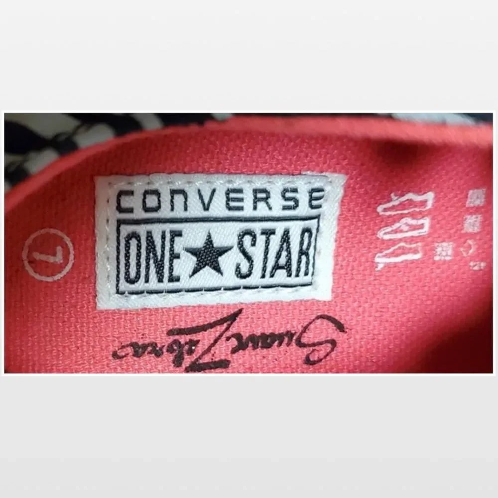 Converse One Star Suave Zebra Print Infant Toddle Girl Size 7 Shoes